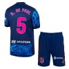 Atlético Madrid R. De Paul 5 Alternativní 2024-25 - Dětské Fotbalové Dresy (S/S) Atlético Madrid R. De Paul 5 Alternativní 2024-25 - Dětské Fotbalové Dresy (S/S)